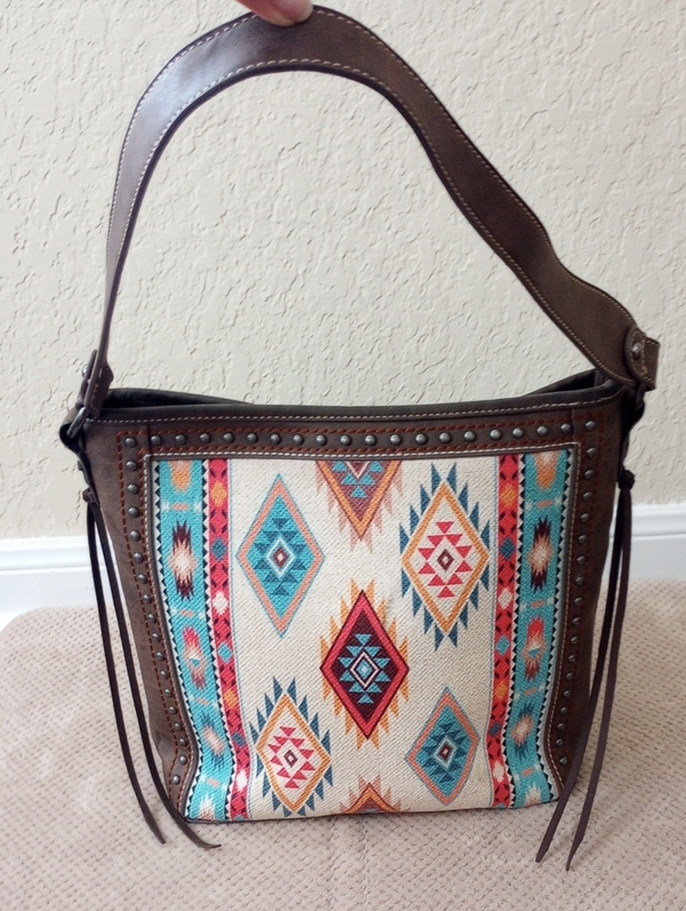 Montana West Southwestern Aztec Shoulder Bag - Picture 10 of 10
